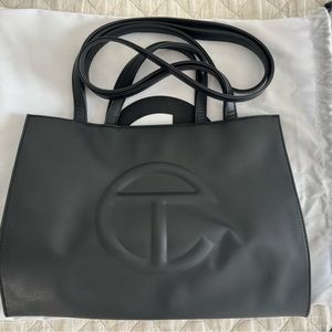TELFAR Black Medium Tote, Never Used